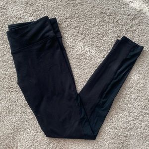 Black Fabletics Leggings with Mesh Detailing